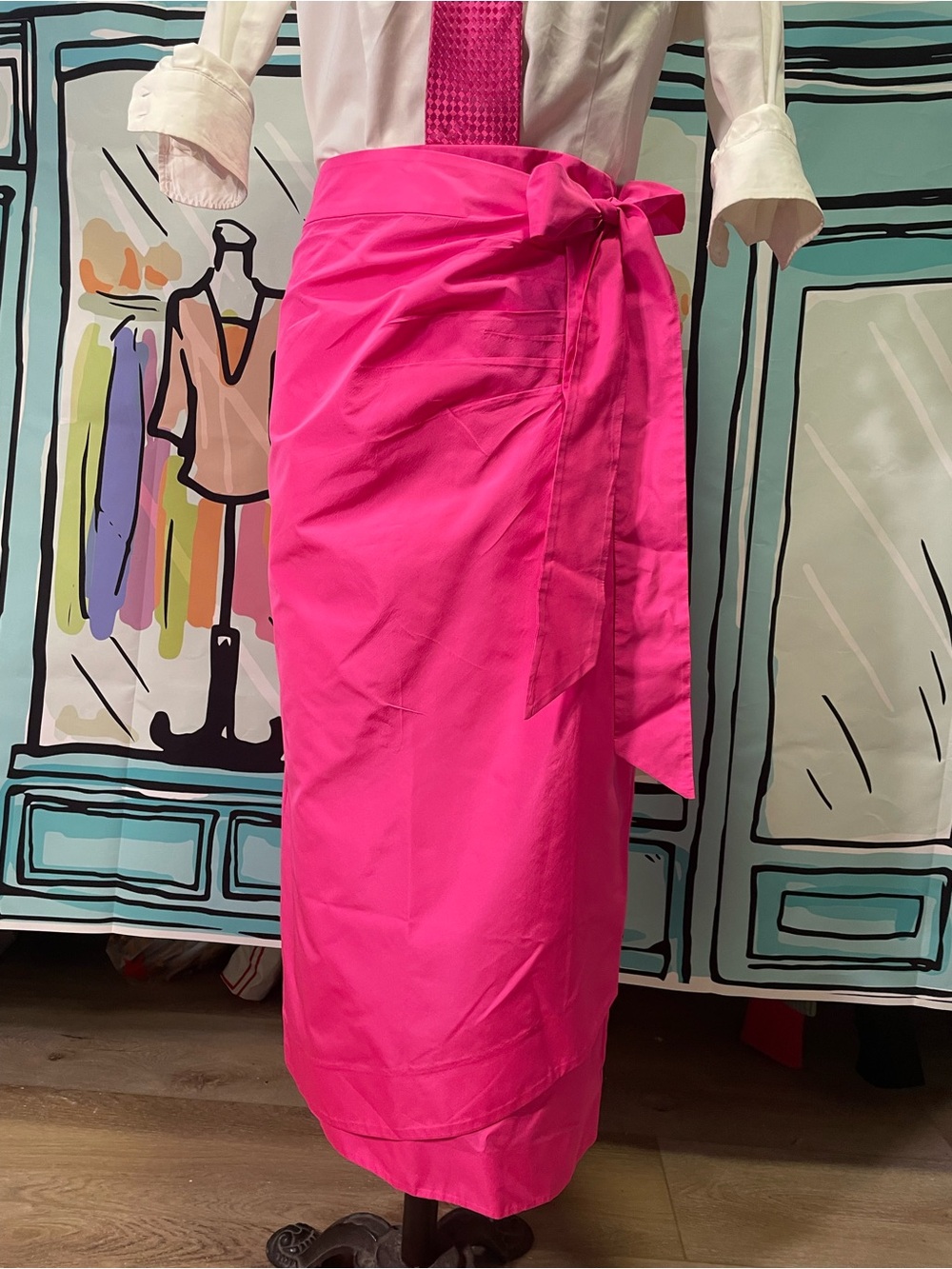 Talbots Hot Pink Skirt